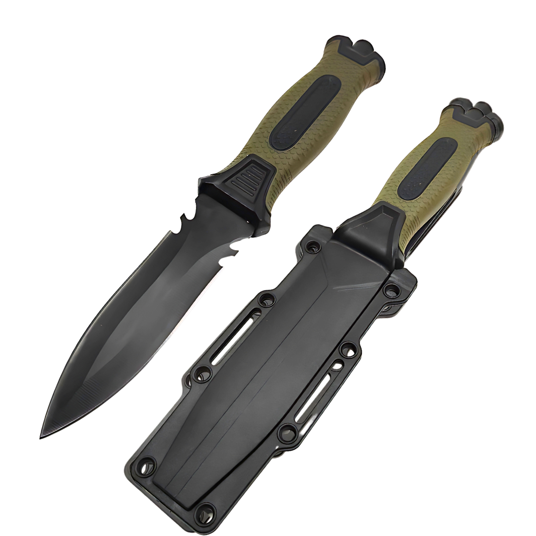 Cuchillo Doble Filo Con Rompe-Cristales