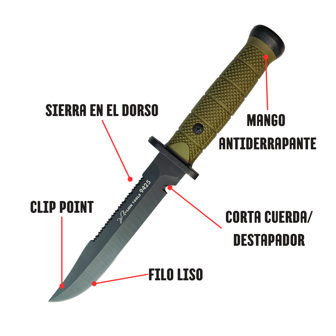 Cuchillo Ka-Bar con Sierra LT 9425