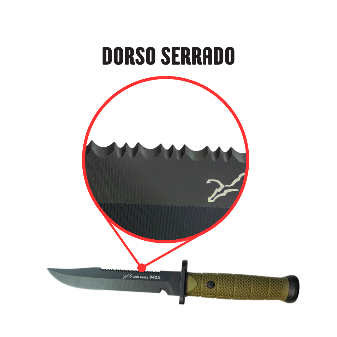 Cuchillo Ka-Bar con Sierra LT 9425