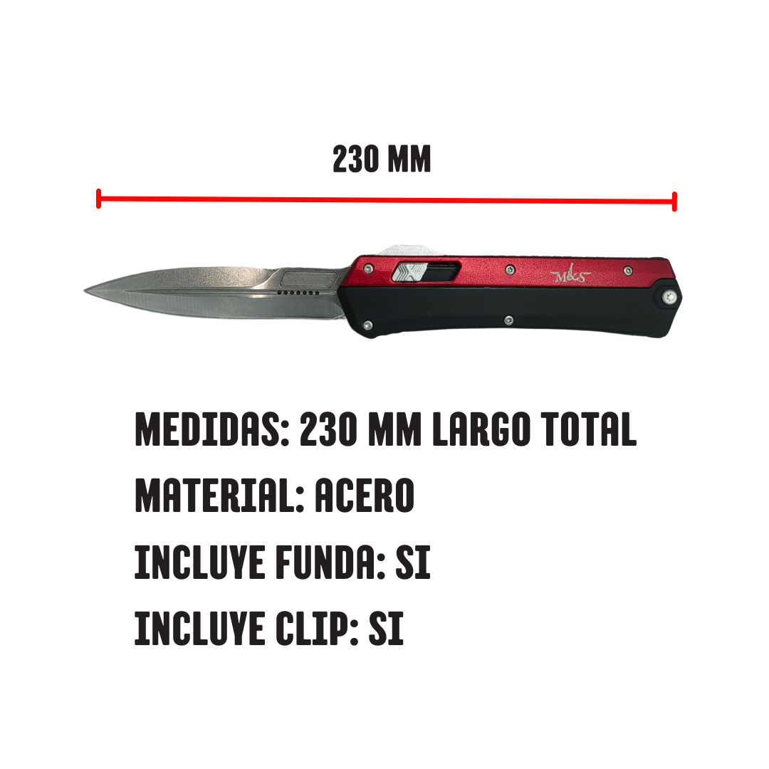 Navaja Automatica Full Metal Deadpool