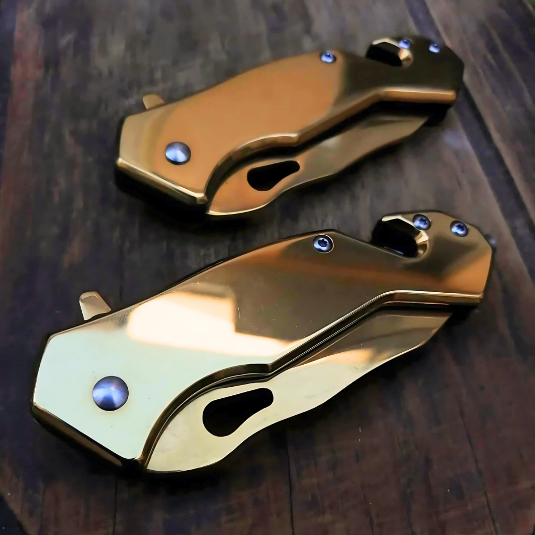 Navaja Táctica POCKET Dorada