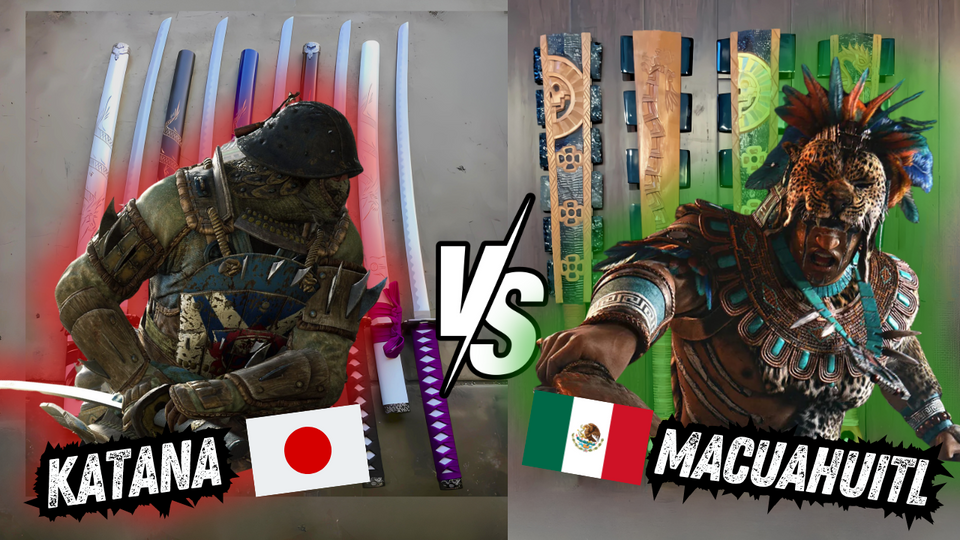Katana vs. Macuahuitl: Dos Armas de Leyenda en el Campo de Batalla