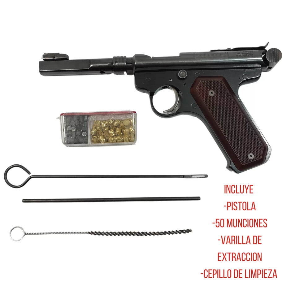 Pistola Deportiva Cabañas P-8 calibre 4.5 I Munisalva