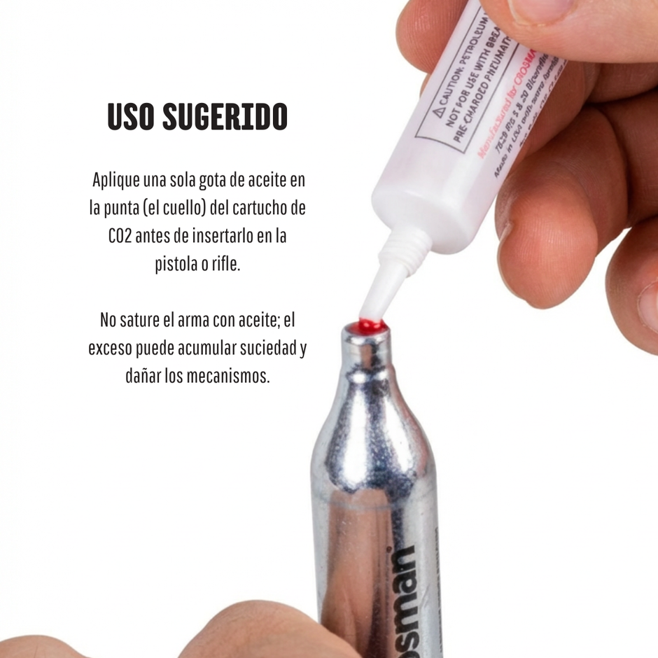 Aceite Lubricante MENDOZA para Pistolas de CO2 55 ml