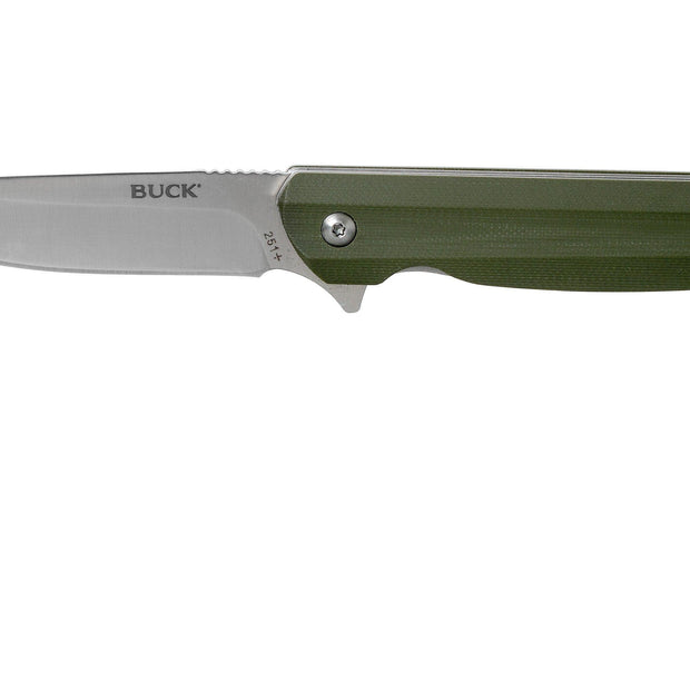 Navaja Buck 251 Langford mango G-10 verde