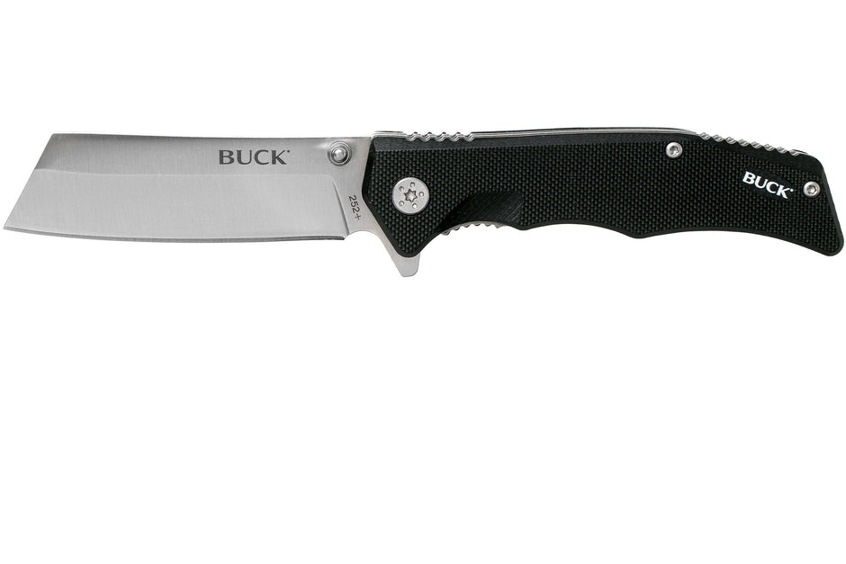 Navaja Buck 252 Trunk cleaver G-10 negro