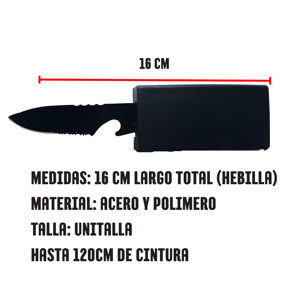 Cinturón con Navaja Oculta