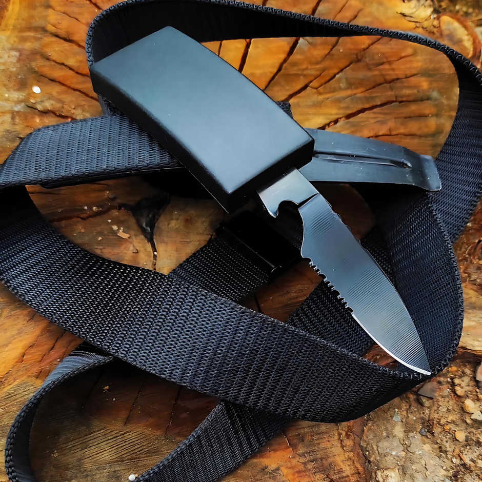 Cinturón con Navaja Oculta