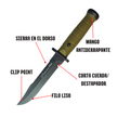 Cuchillo Ka-Bar con Sierra LT 9425
