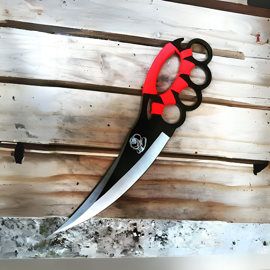 Cuchillo King Cobra Rojo