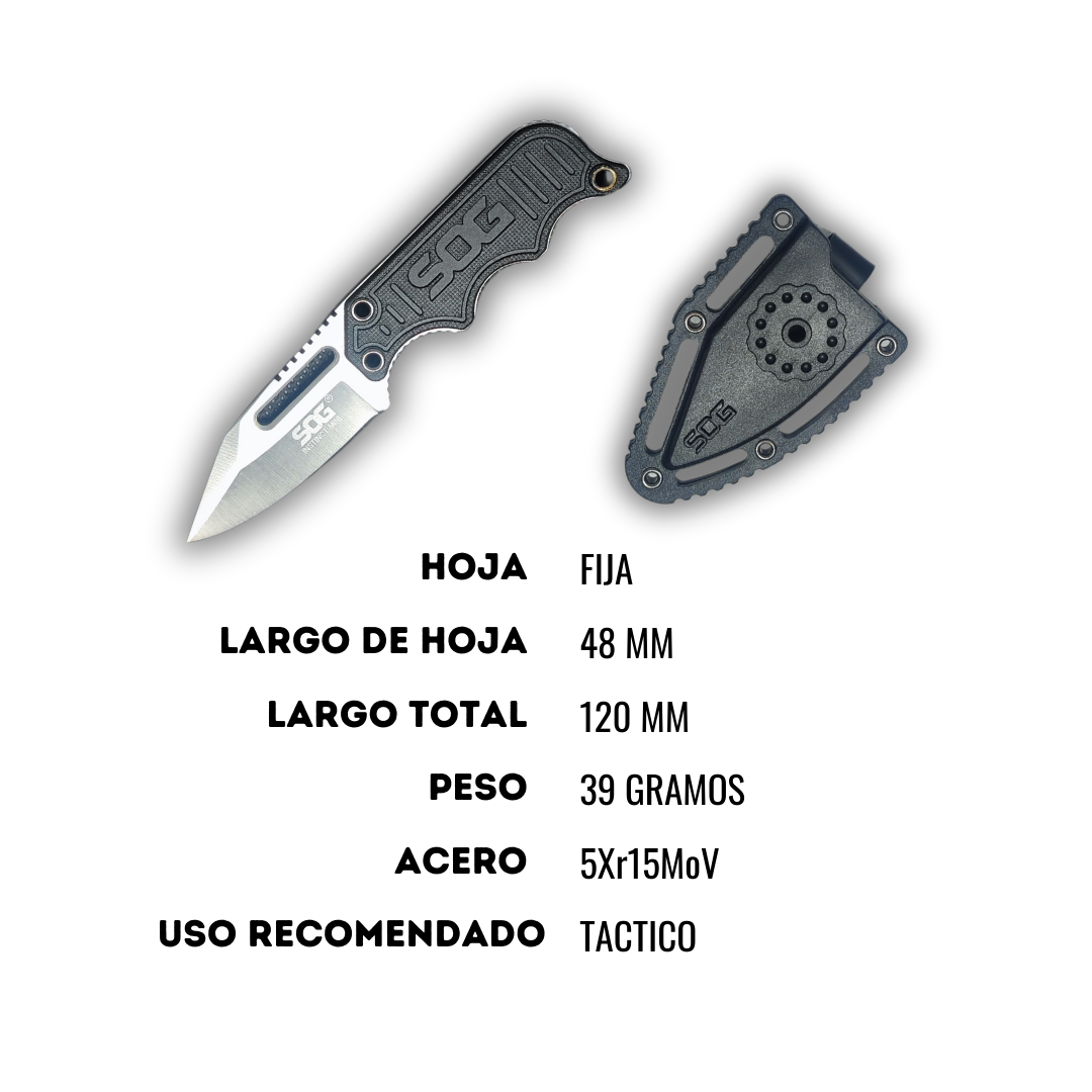 Cuchillo SOG Neck Knife Modelo: Instinct Mini