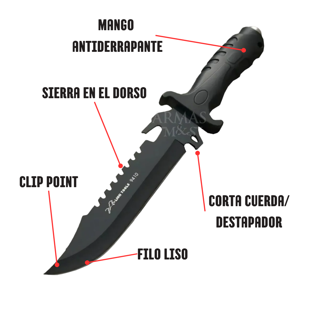 Cuchillo Trailing Point con Sierra LT 9410