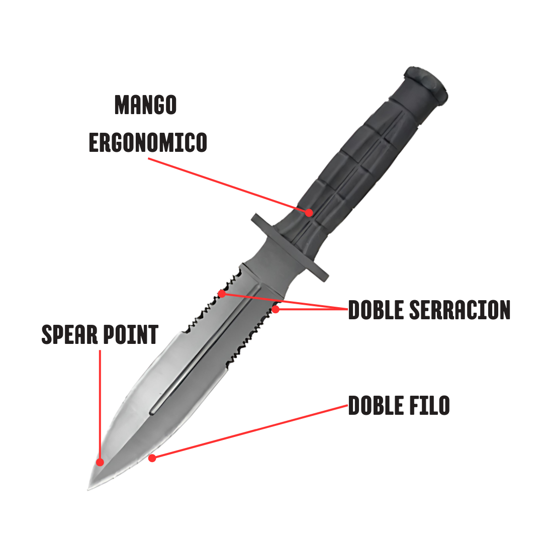 Cuchillo Doble Filo LT 9409