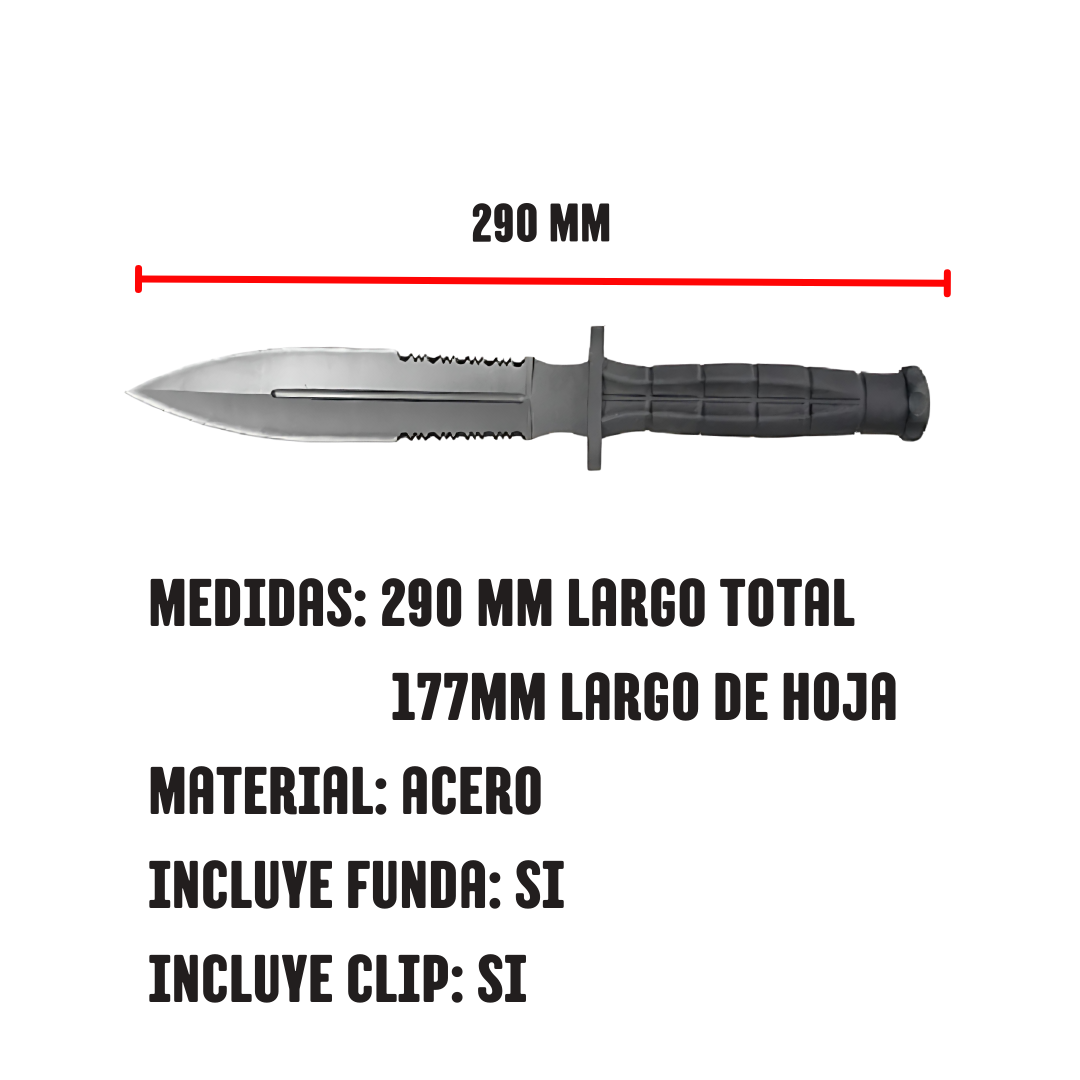 Cuchillo Doble Filo LT 9409