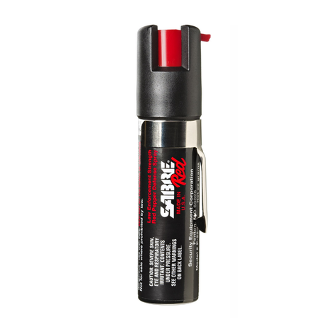 Gel Pimienta SABRERED con clip para cinturón. Disparo en chorro