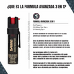 Spray Pimienta SABRERED con clip para cinturón. Disparo en chorro