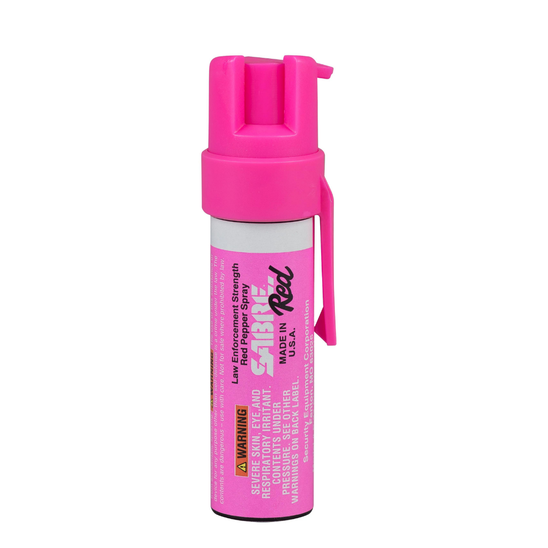 Spray Pimienta SABRERED con clip para cinturón. Disparo en chorro