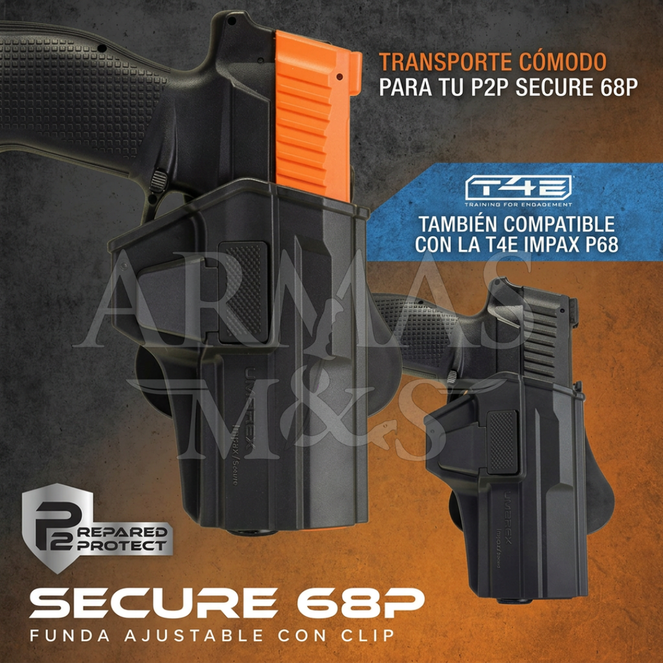 Holster / Funda de Cintura para SECURE 68P