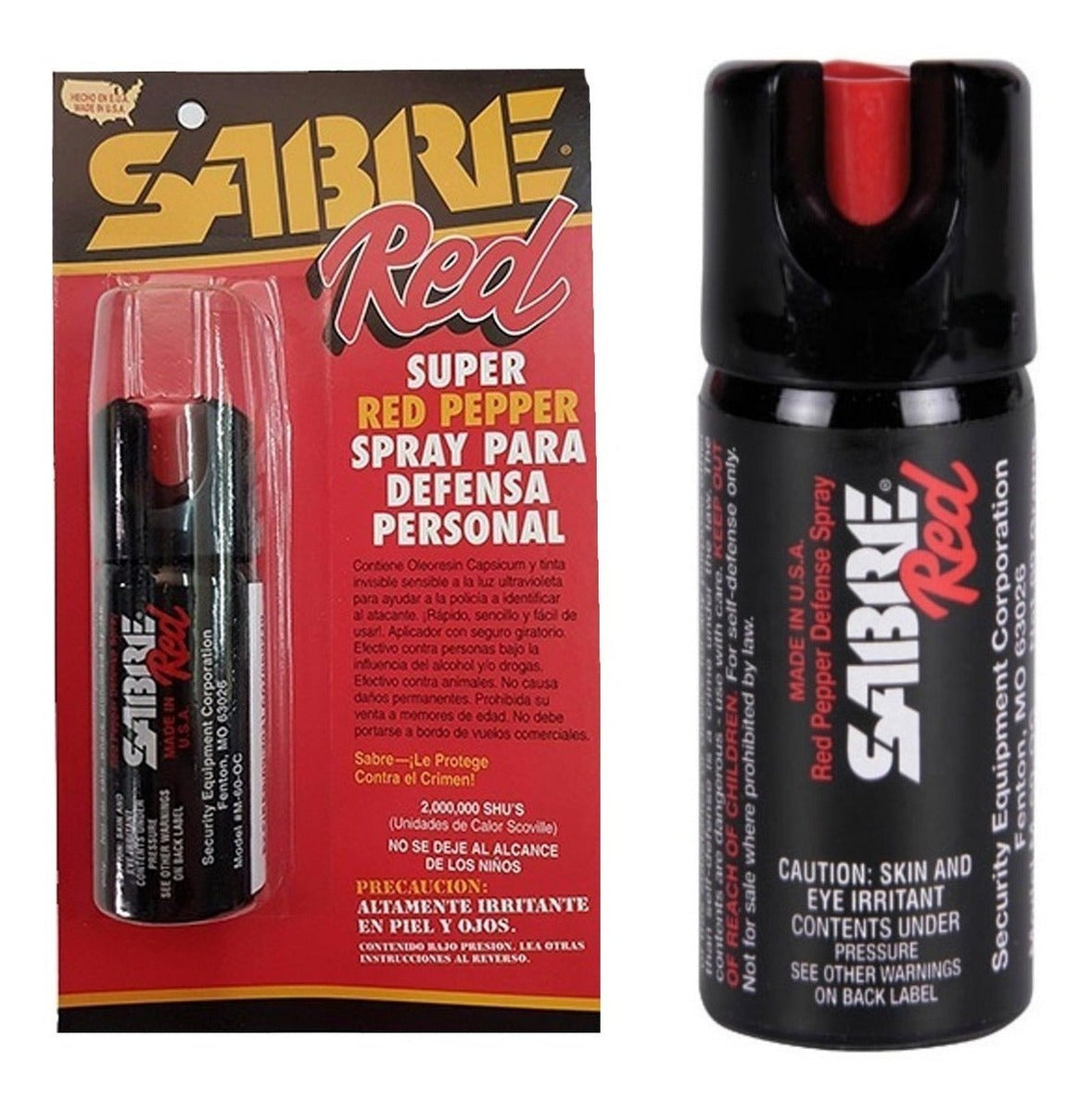 Gas Pimienta SABRERED Disparo en Cono