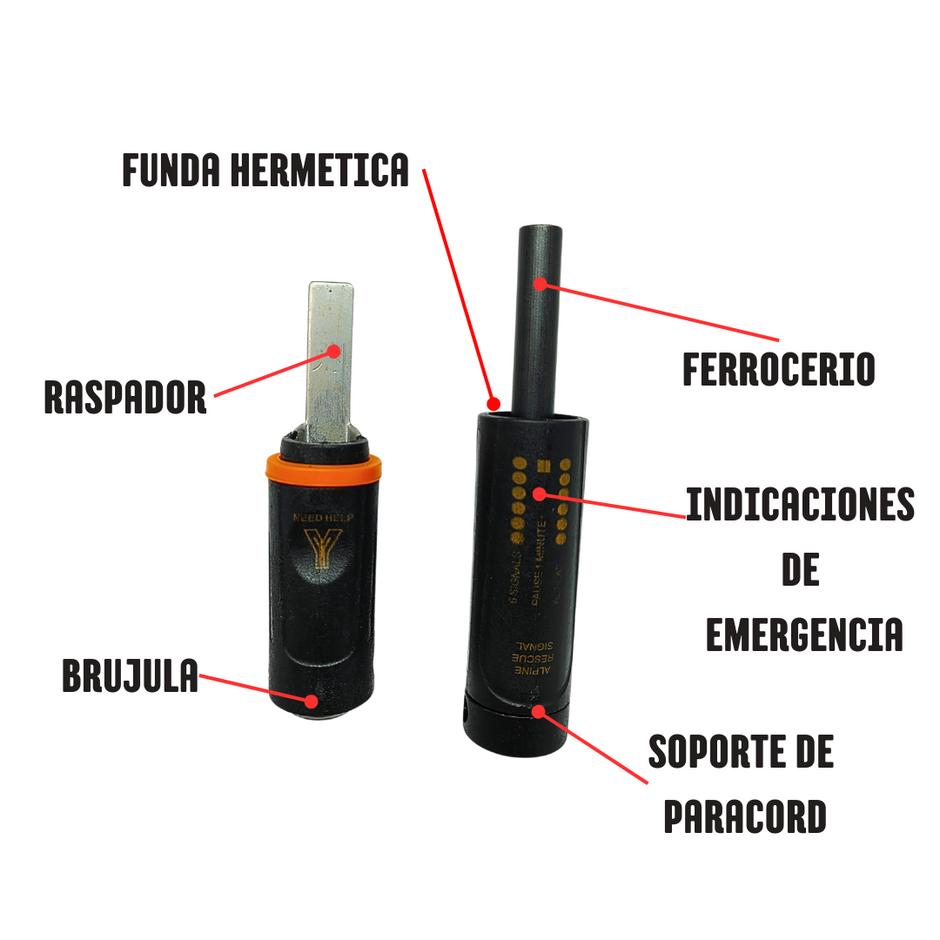 Iniciador de Fuego de Supervivencia de Ferrocerio