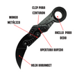 Karambit Táctico Escarabajo de Despliegue Rápido