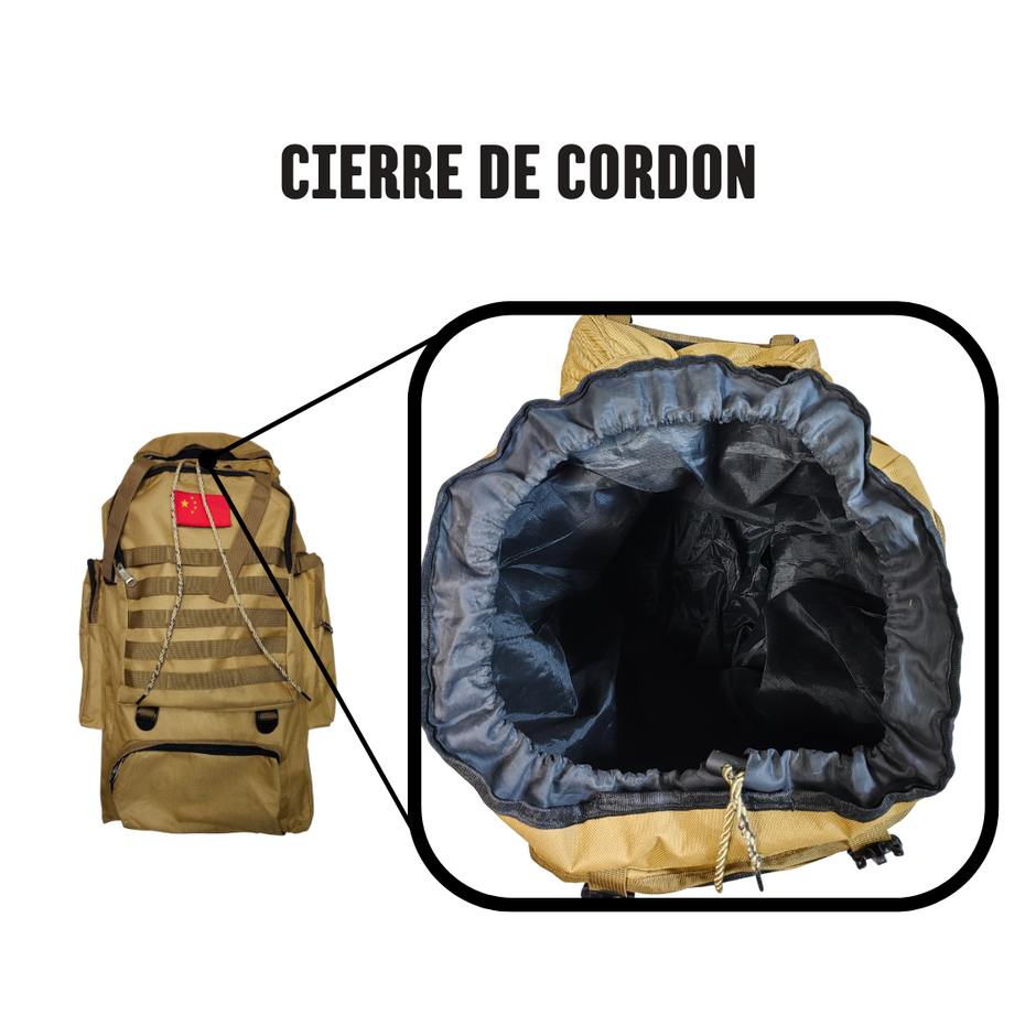 Mochila Táctica de Campismo de Alta Capacidad