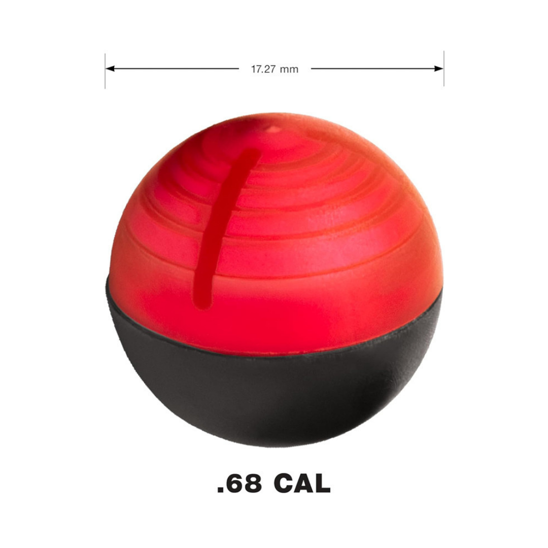 Munición Cal .68 de Pimienta con Núcleo Metálico | 10pzas