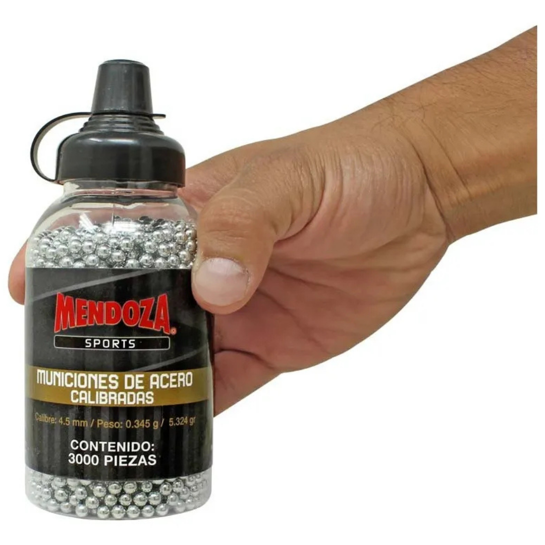 Municiones 4.5mm (Cal .177) para Pistolas de CO2 | 3000 pzas