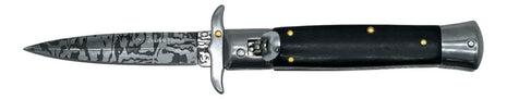 Navaja Stiletto Clásica Negra LT 7083
