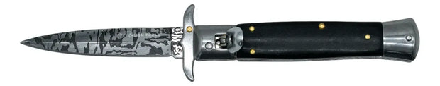 Navaja Stiletto Clásica Negra LT 7083