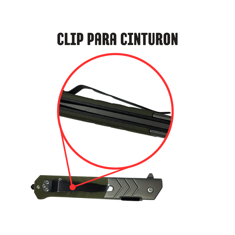 Navaja Tactica Browning Titanium con Rompecristales