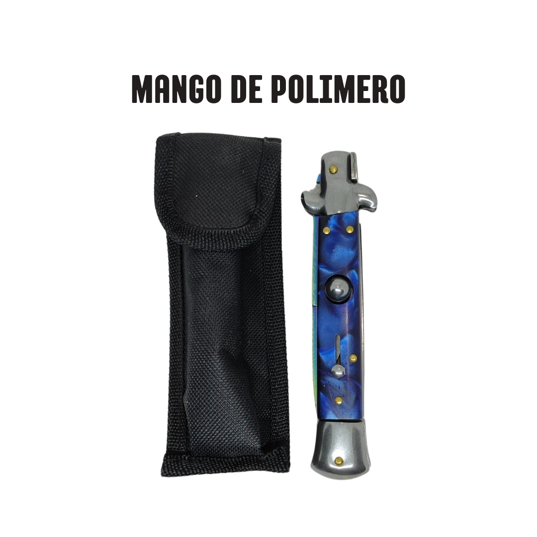 Navaja Stiletto Clásica Automática Tornasol Mictlán