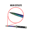 Navaja Stiletto Clásica Automática Tornasol Mictlán