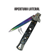 Navaja Stiletto Clásica Automática Tornasol Mictlán