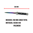 Navaja Stiletto Clásica Automática Tornasol Mictlán