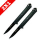 2x1 Navaja Tactica Browning Black Titanium con Rompecristales
