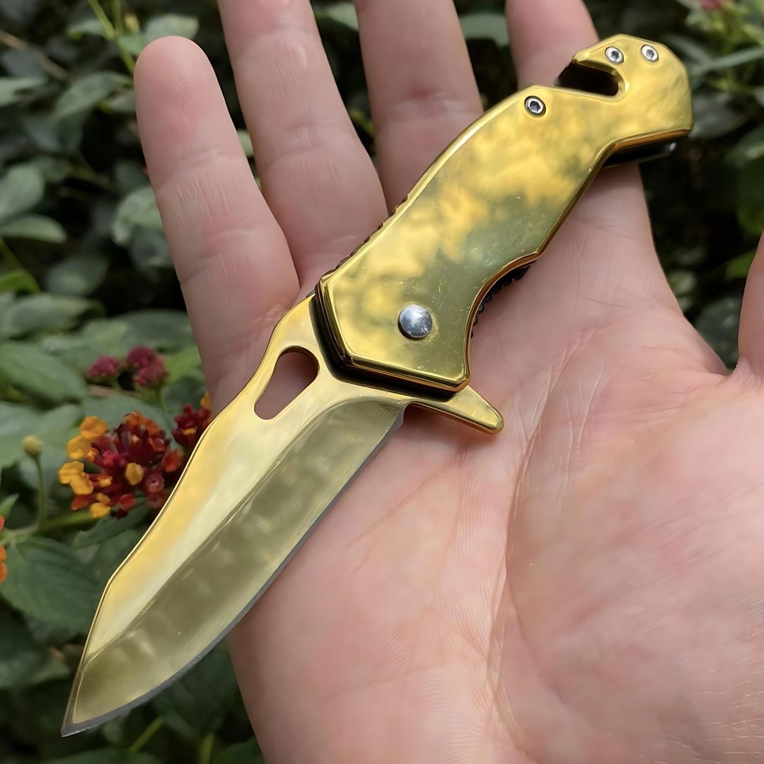 Navaja Táctica POCKET Dorada