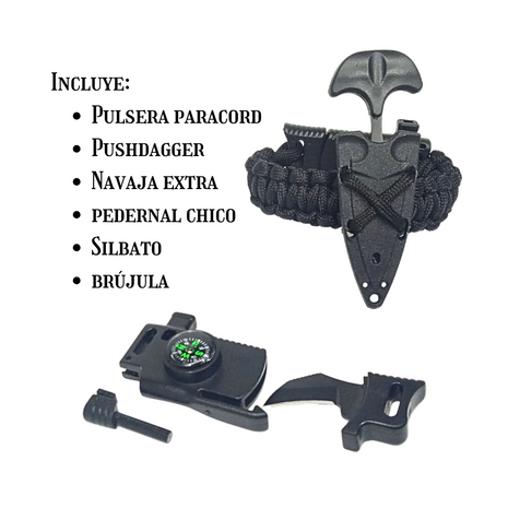 Pulsera M&S Overkill con doble navaja