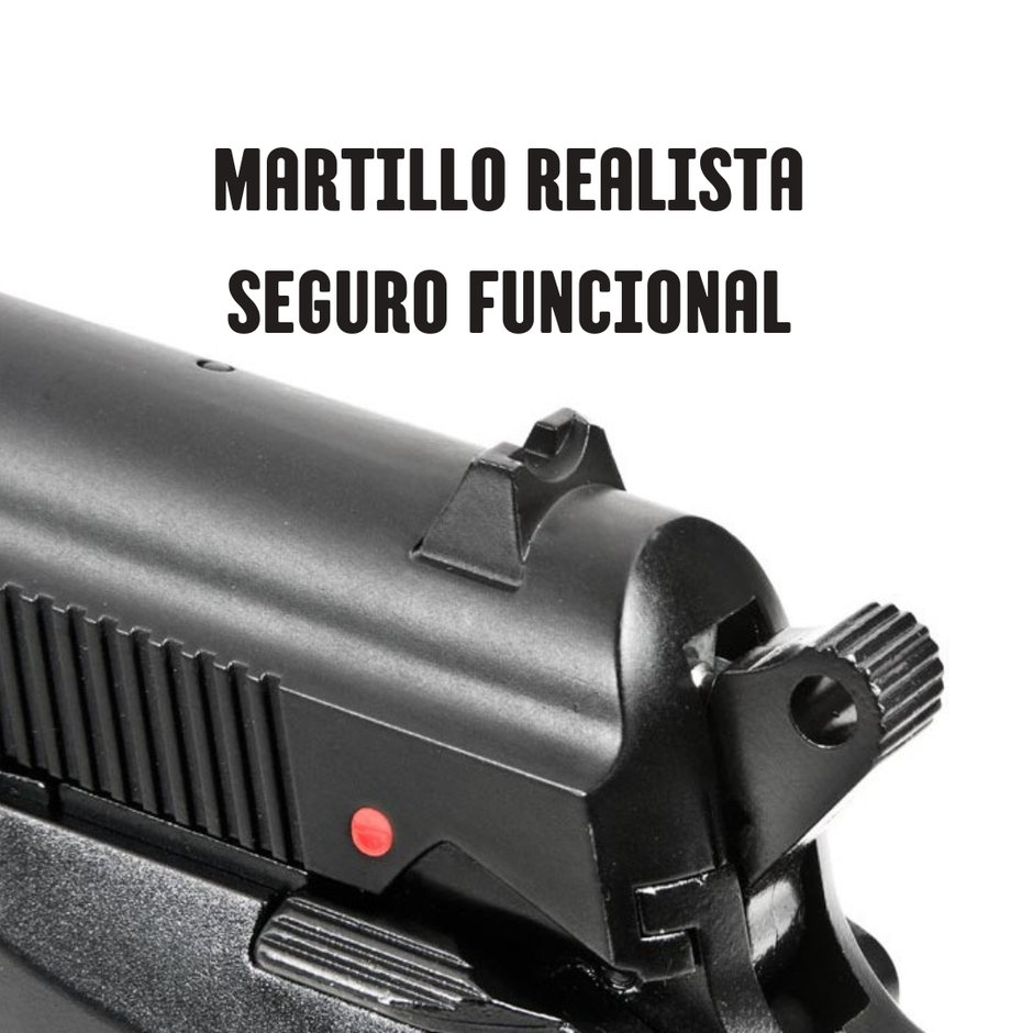 Pistola Beretta 84FS Blowback CO₂ 4.5 mm Umarex
