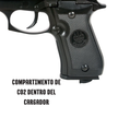 Pistola Beretta 84FS Blowback CO₂ 4.5 mm Umarex