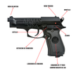 Pistola Beretta 84FS Blowback CO₂ 4.5 mm Umarex