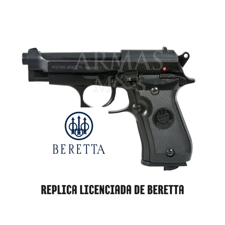 Pistola Beretta 84FS Blowback CO₂ 4.5 mm Umarex