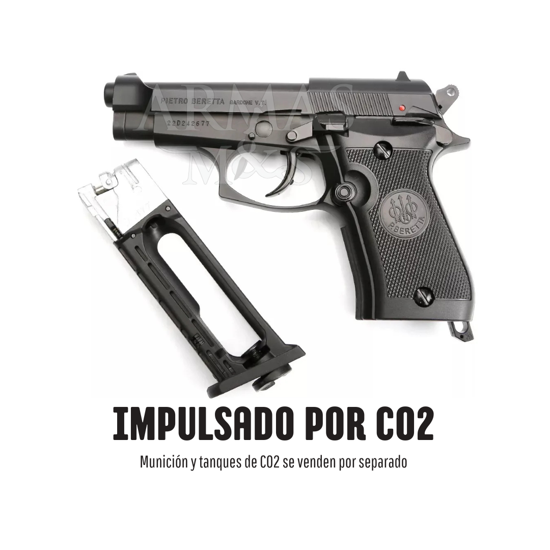 Pistola Beretta 84FS Blowback CO₂ 4.5 mm Umarex