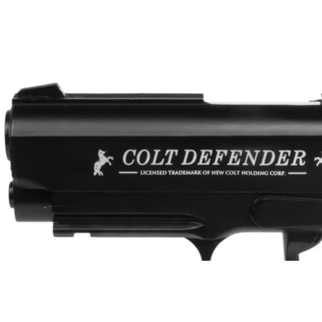 Pistola COLT DEFENDER Negra CO2 BB Cal. .177 4.5mm 410fps