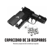 Pistola COLT DEFENDER Negra CO2 BB Cal. .177 4.5mm 410fps