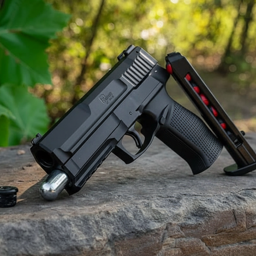 Pistola Traumática De Protección Secure 68P Gas Pimienta Umarex cal. 68 - Negro