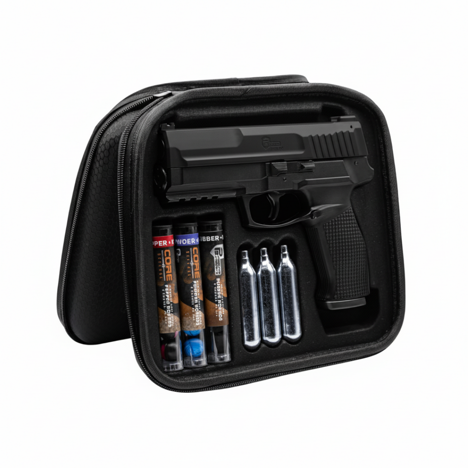 Pistola Traumática De Protección Secure 68P Gas Pimienta Umarex cal. 68 - Negro