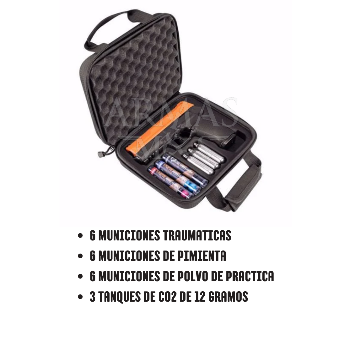 Pistola Traumática De Protección Secure 68P Gas Pimienta Umarex cal. 68