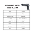 Pistola Umarex Beretta Elite II CO₂ 4.5 mm