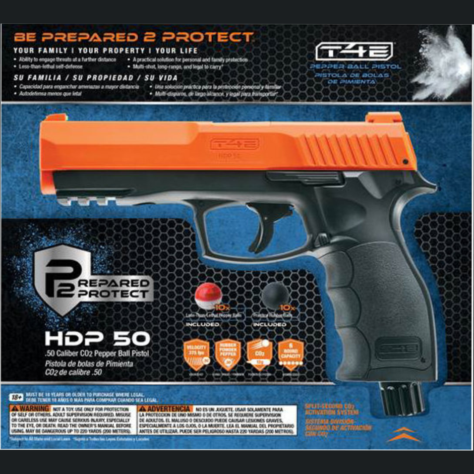 Pistola Traumática De Protección Hdp 50 Gas Pimienta Umarex Gen 2
